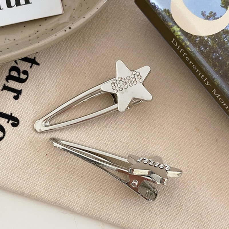 Kẹp Tóc Ngôi Sao Mini Y2K Lấp Lánh Ngọt Ngào Dễ Thương
