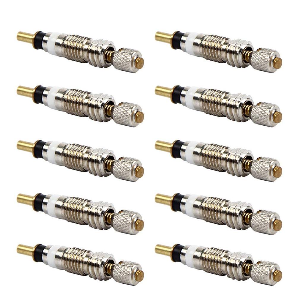 Set 10 Lõi Van Bơm Hơi Xe Đạp Bằng Đồng Thau