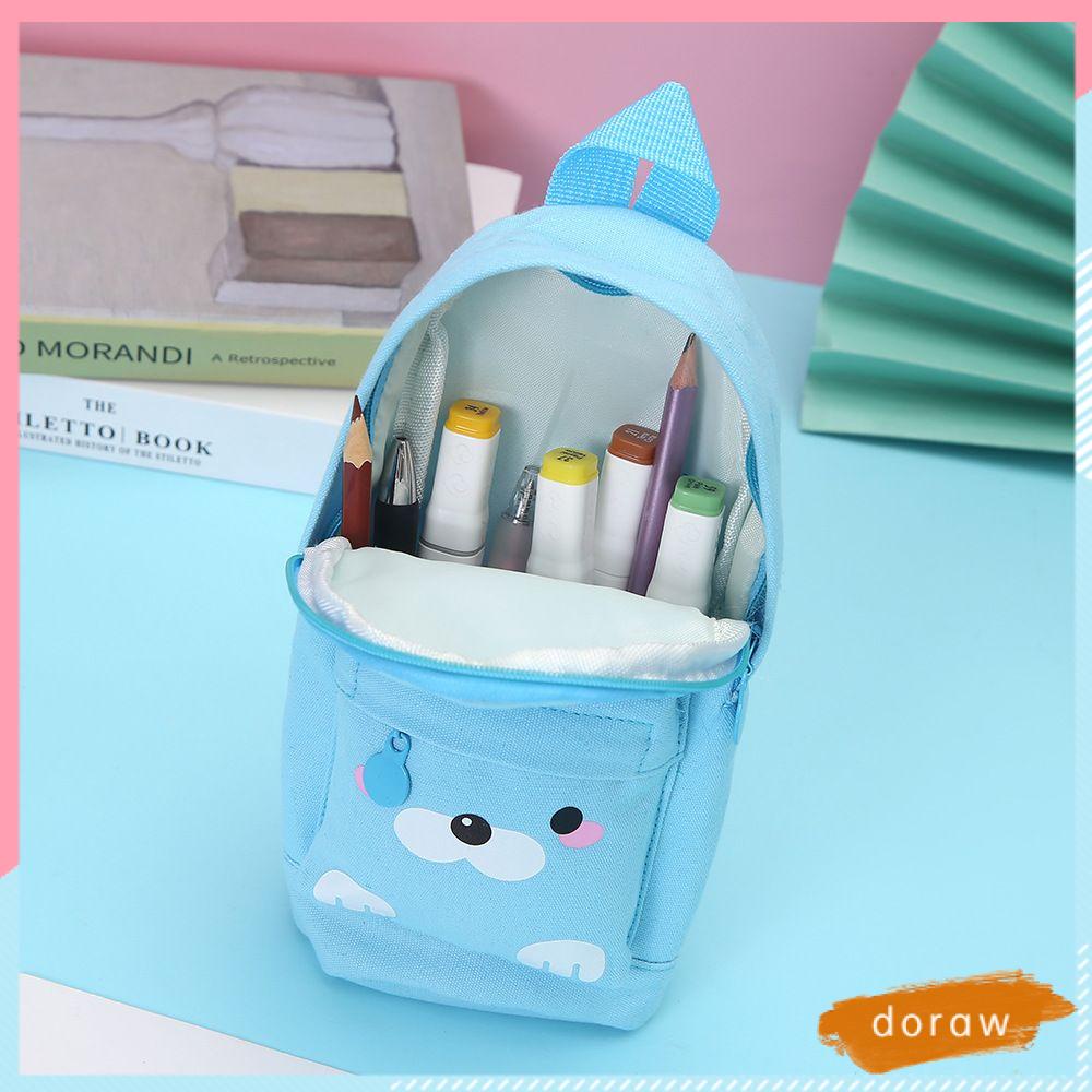 Túi Đựng Bút Vải Canvas Họa Tiết Hoạt Hình Dễ Thương