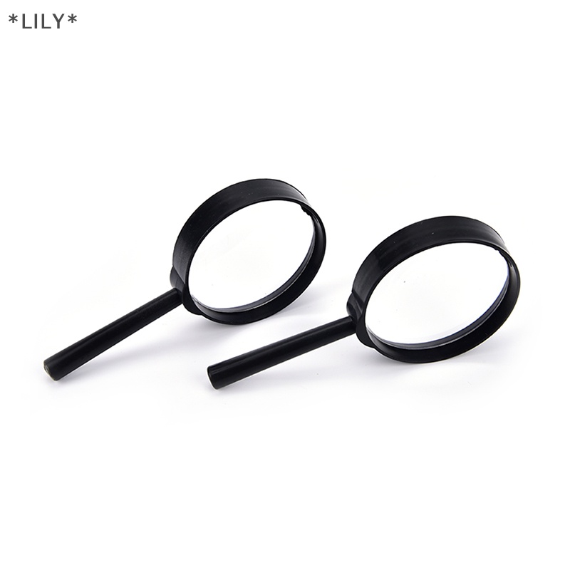 Lily 1 cái kính lúp 60mm cầm tay 5x Kính lúp cầm tay tầm nhìn thấp đọc uuu