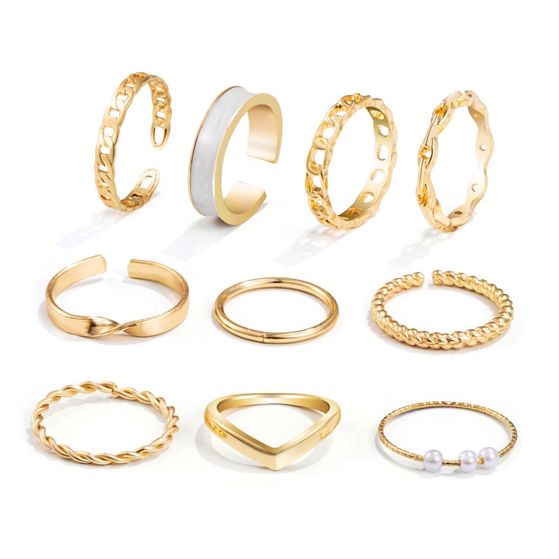 1 Set Nhẫn Đeo Khớp Ngón Tay Phong Cách Boho Thời Trang Cho Nữ