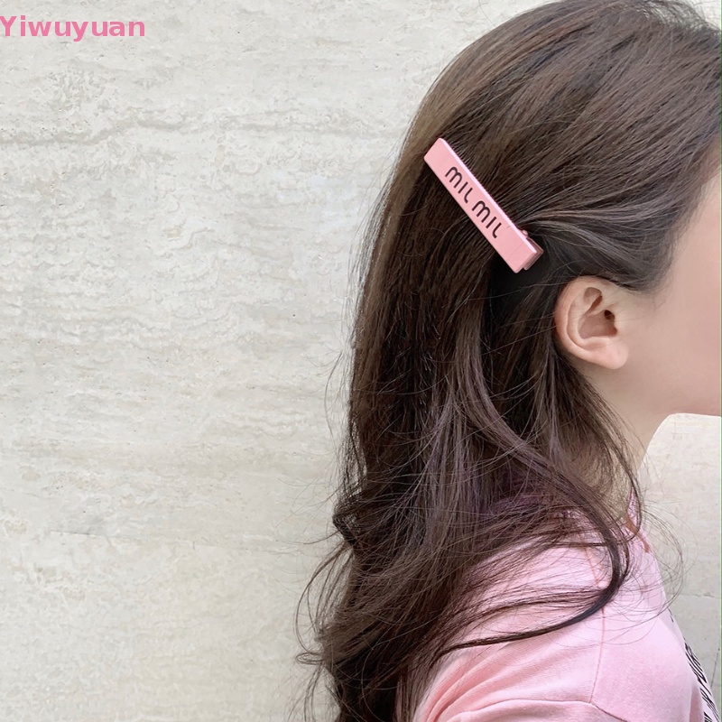 Kẹp Tóc Kim Loại Chữ Thời Trang Cho Nữ