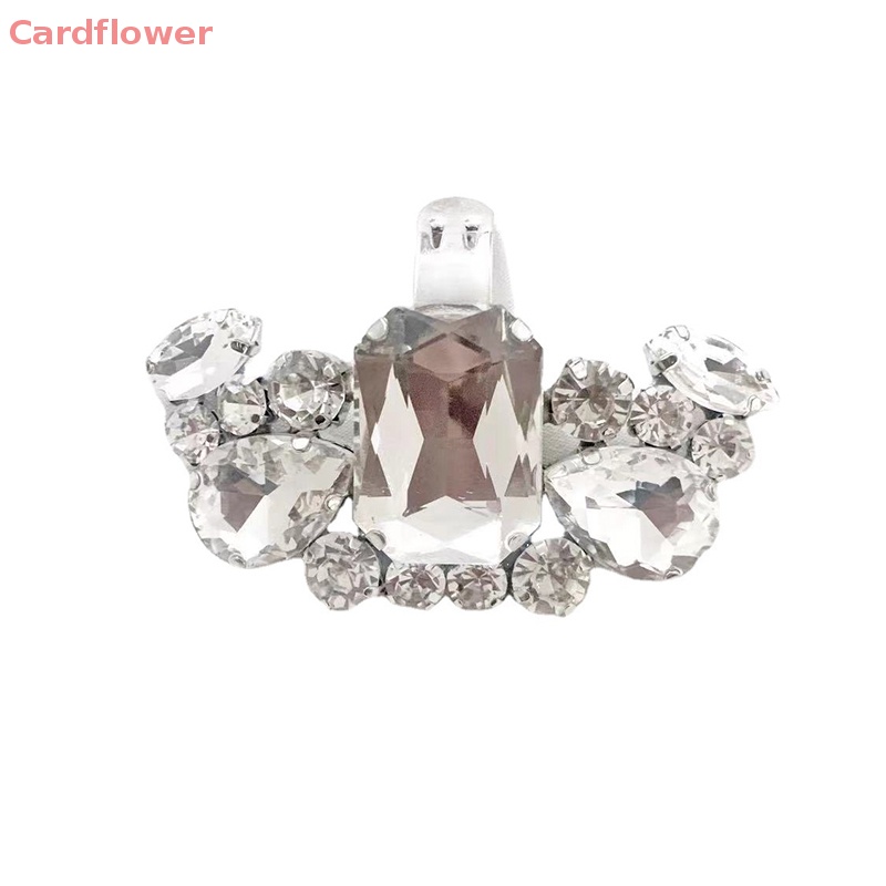 1 Phụ Kiện Kẹp Giày Cao Gót Đính Đá Lấp Lánh Trang Trí Mới