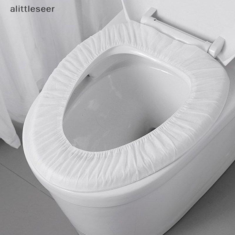 Bộ 10 Vỏ Bọc Bệ Ngồi Toilet Dùng Một Lần Có Thể Phân Hủy Sinh Học