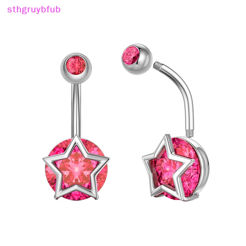 Khuyên RốN HìNh Tim ĐíNh Đá Xinh XắN