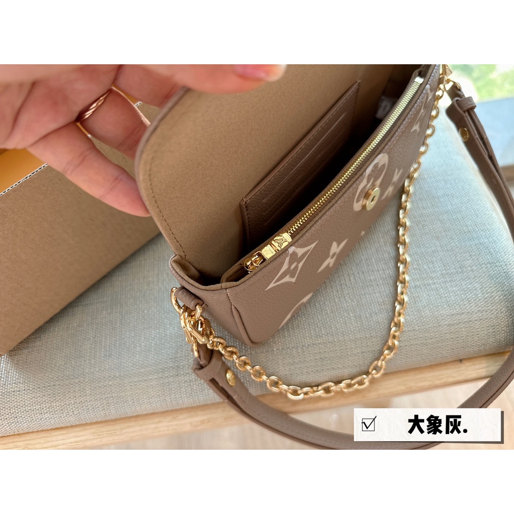 L- Túi Đeo Vai / Kẹp Nách Bằng Vải Ivy Woc Mới