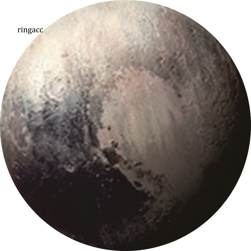 Tấm Lót Chuột Hình Tròn Họa Tiết Trái Đất / Mặt Trăng / Sao Hỏa Độc Đáo Tiện Dụng