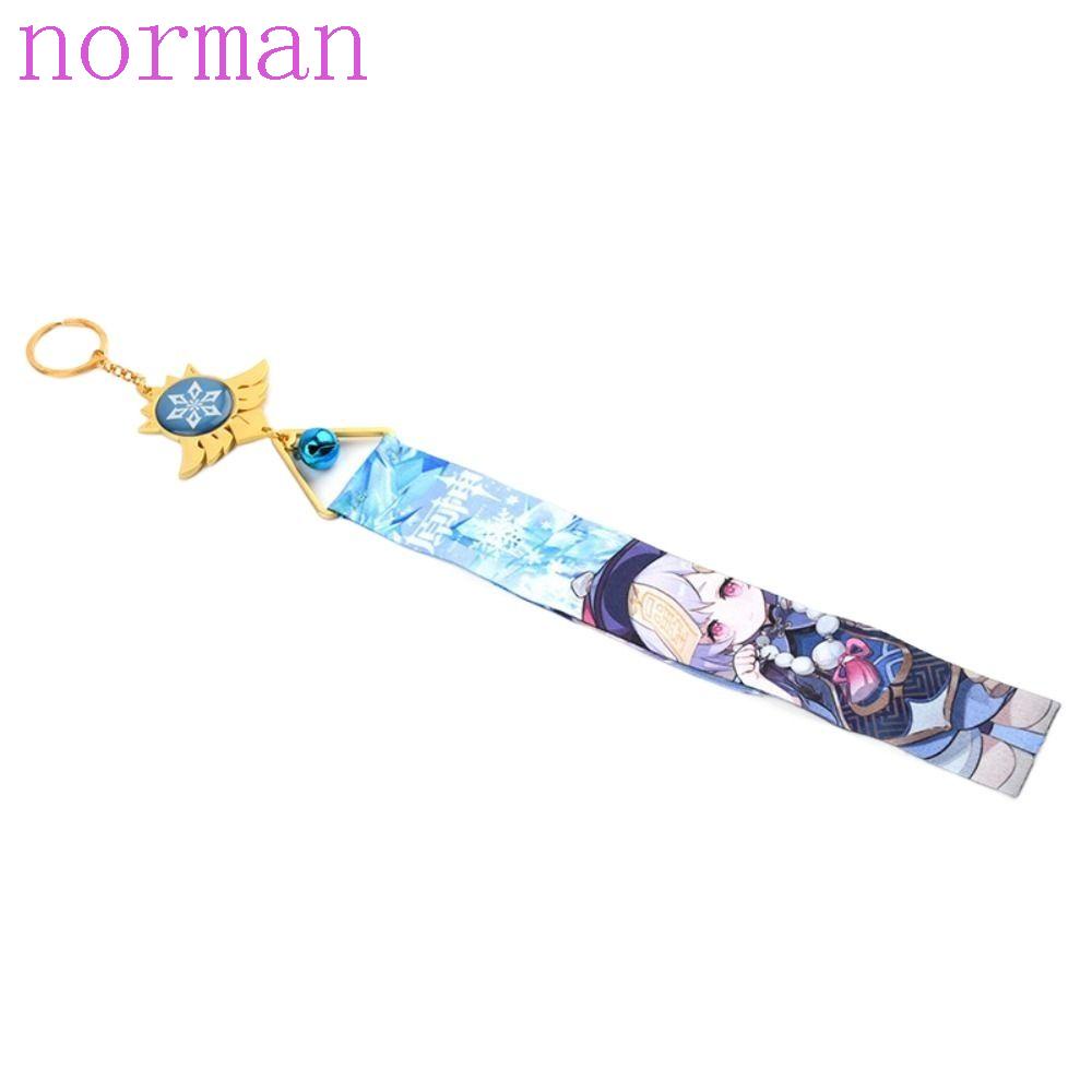 Móc Chìa Khóa Họa Tiết Hoạt Hình NORMAN Genshin Va Chạm Phát Sáng Độc Đáo