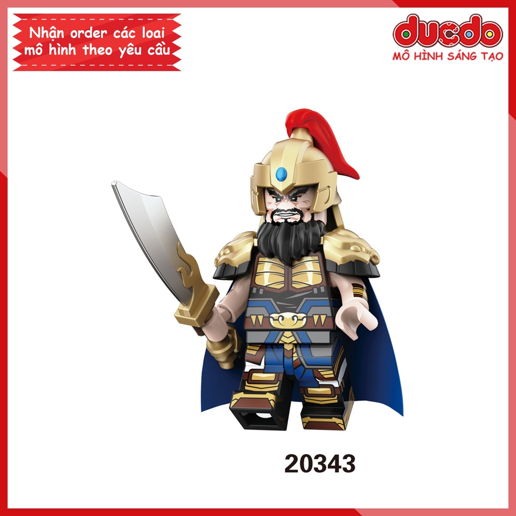 DCOOL 2030H Minifigures các nhân vật tướng TAM QUỐC nhà Hán - Đồ chơi Lắp ghép Xếp hình Mô hình Mini 20343 - 20348