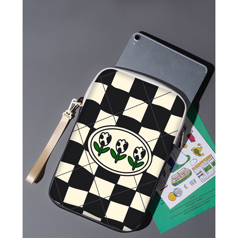 Túi Đựng Máy Tính Bảng Chống Thấm Nước Họa Tiết Hoa Hoạt Hình Cho Matepad / Ipad 10 / 11 / 12 / 13 / 14 / 15 Inch