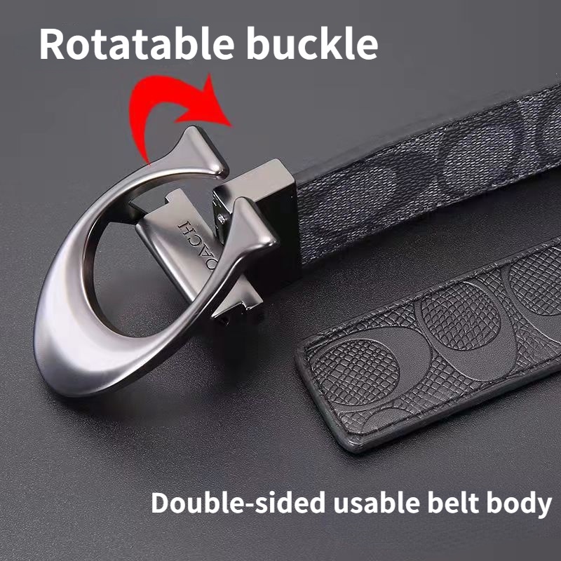 COACH Thắt Lưng Da 120Cm Kiểu Dáng Cổ Điển Dành Cho Nam