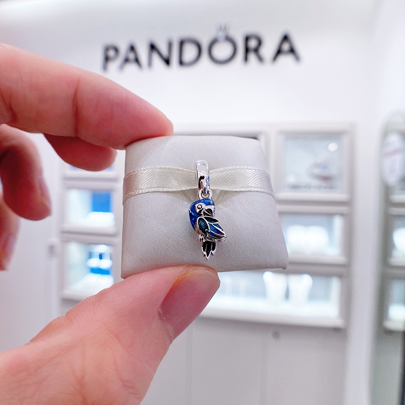 Charm Pandora Jungle Paradise Parrot Dangle Charm 1200 - Bạc S925