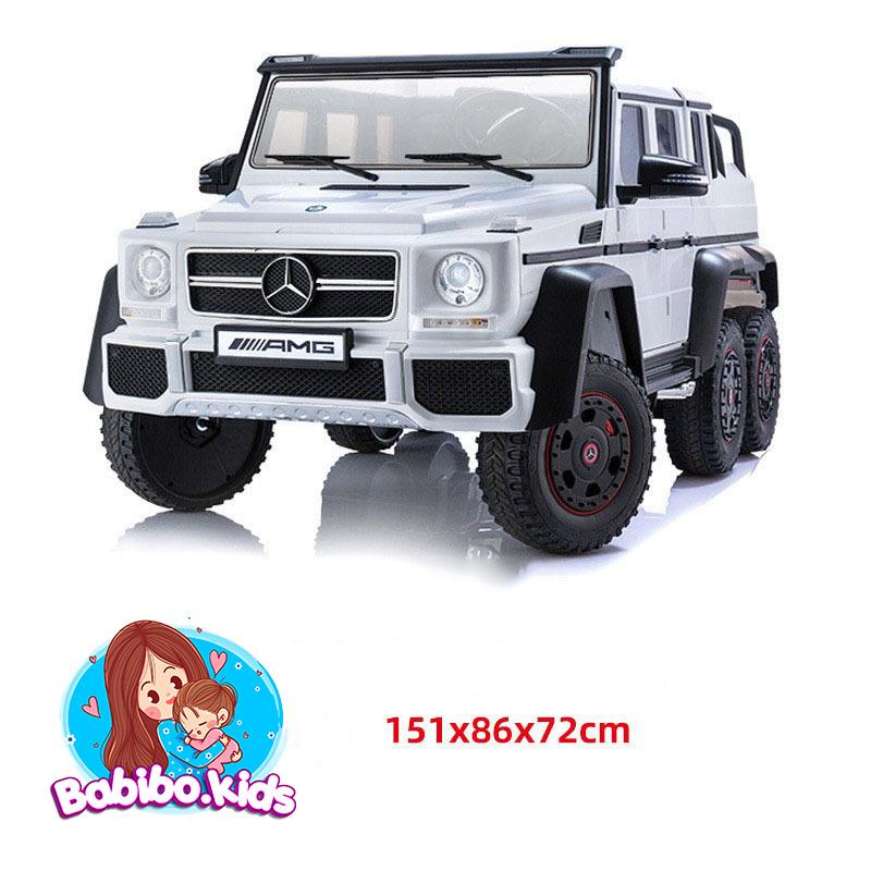 Xe Ô Tô điện Trẻ Em Mer.ce.des G63 AMG 6 bánh Ô tô điện cho bé chịu tải trọng lên tới 90kg