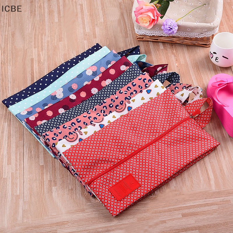 1 Túi Đựng Giày Bằng Vải Không Dệt Chống Nước Dùng Khi Đi Du Lịch