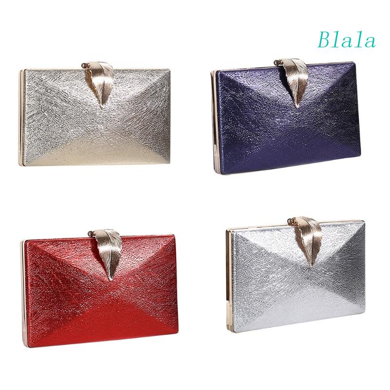 Ví Da Cầm Tay Đính Kim Tuyến Lấp Lánh Thời Trang Dự Tiệc Cho Nữ