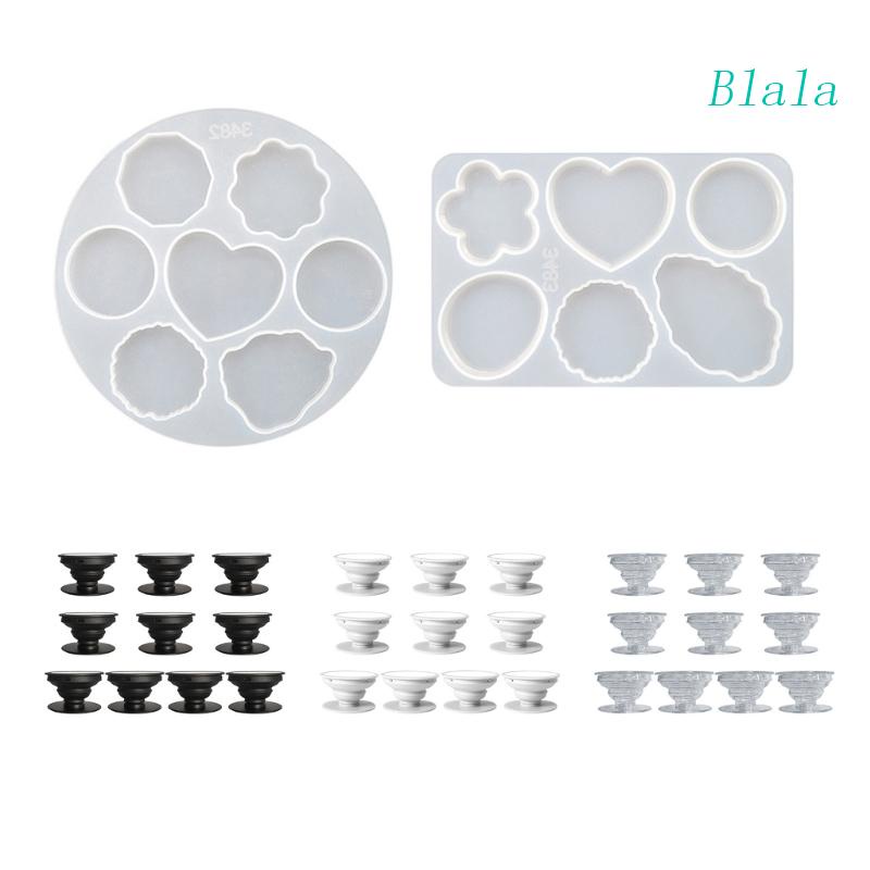 Khuôn Silicone 6 Ngăn &amp; 7 Ngăn Tạo Hình Trái Tim Độc Đáo