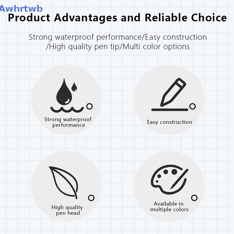 Set 12 Bút Đánh Dấu Màu Trắng Chống Thấm Nước Tiện Dụng Mới