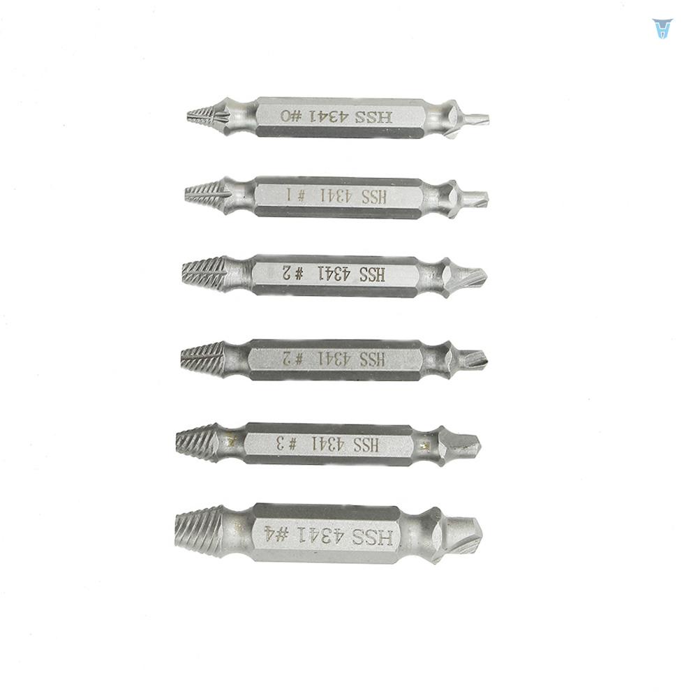 Set 6 Đầu Mũi Khoan Tháo Gỡ Ốc Vít Bị Hỏng