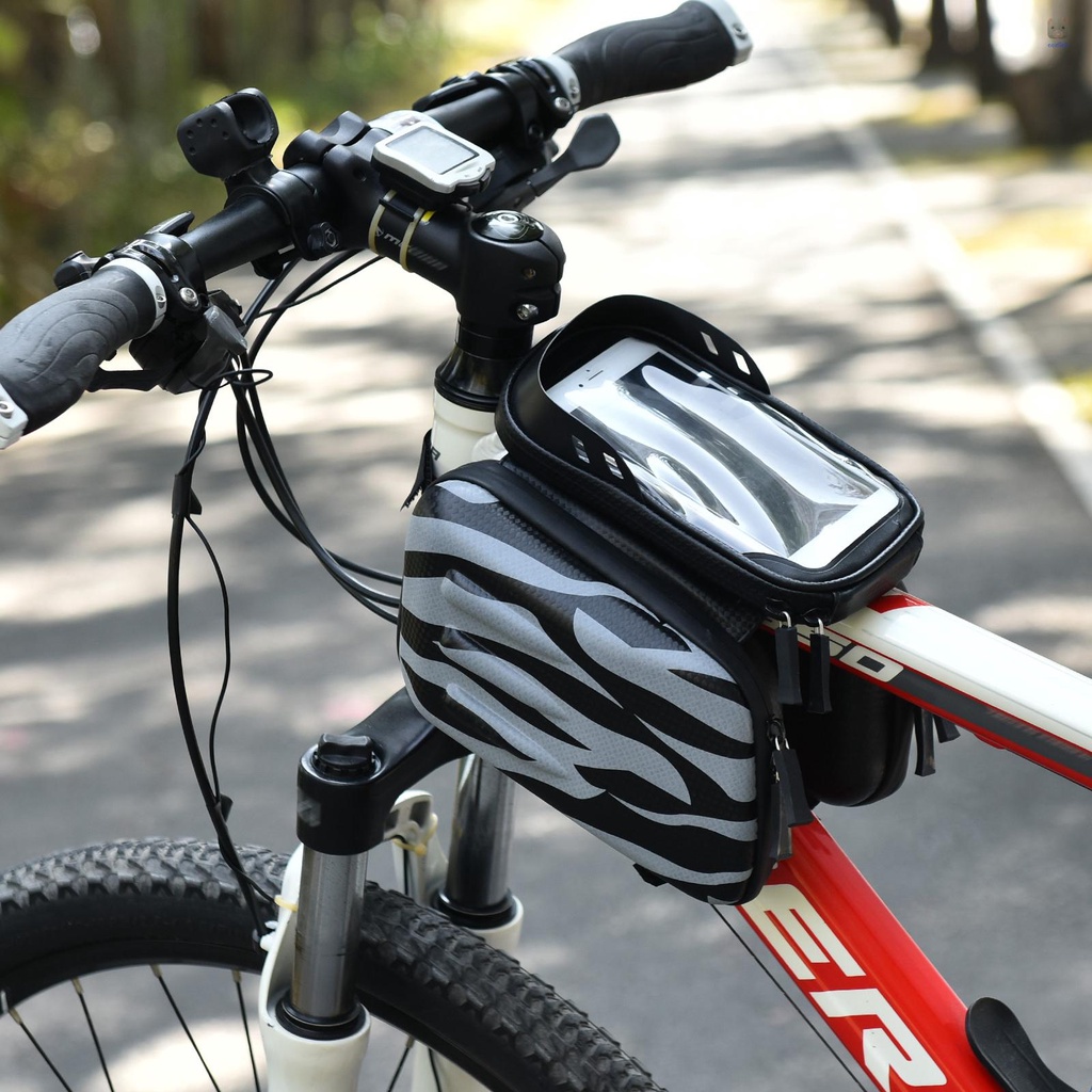 Túi Đựng Điện Thoại Gắn Khung Trước Xe Đạp Cỡ Lớn Chống Thấm Nước Tiện Dụng