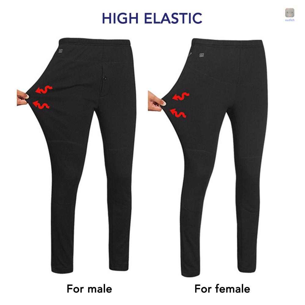 Quần Dài Sưởi Ấm Điện Tử 3 Cấp Độ Chống Lạnh Có Thể Giặt Lại Bằng Cổng Sạc USB Dành Cho Nam Nữ Vào Mùa Đông