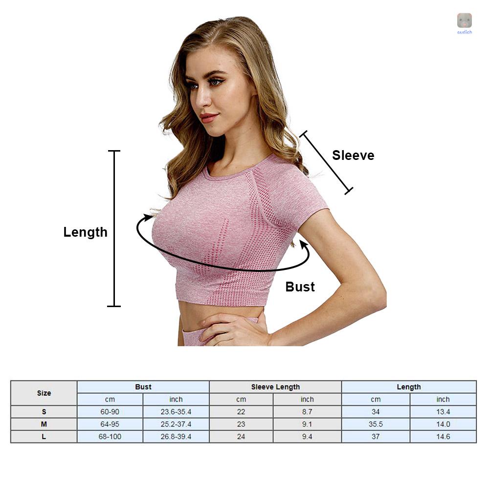 Áo Thun Thể Thao Tay Ngắn Cổ Tròn Thoáng Khí Nhanh Khô Thời Trang Cho Nữ