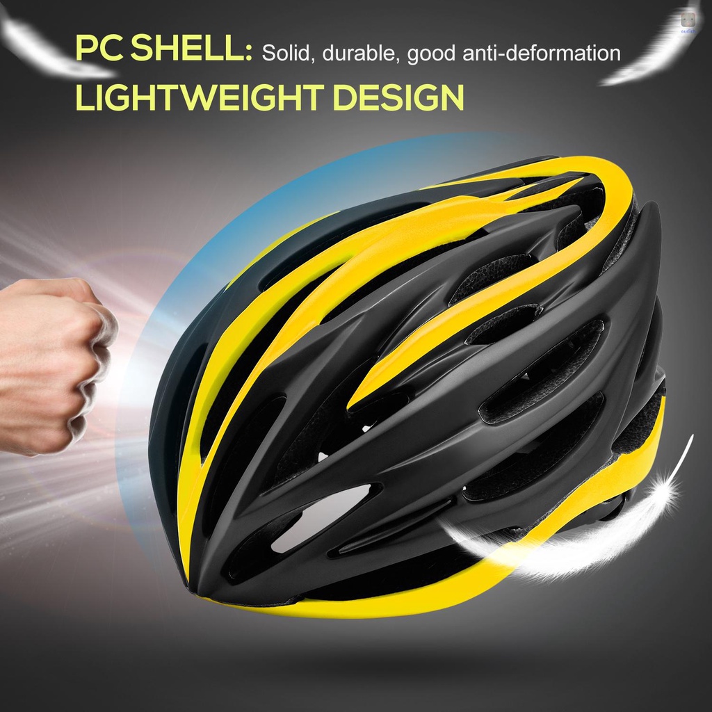 Mũ Bảo Hiểm Xe Đạp Siêu Nhẹ Với Đệm Lót Mềm Có Thể Điều Chỉnh Và Tháo Rời