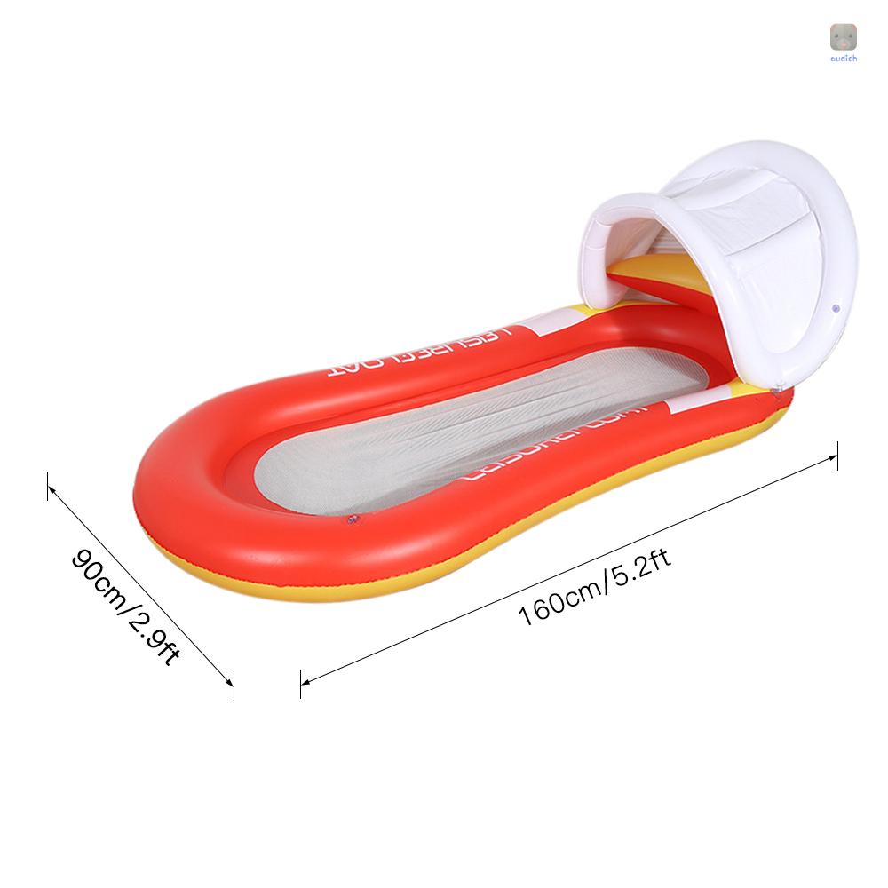 Phao Bơi Bơm Hơi Bằng PVC Có Mái Hiên Tiện Dụng
