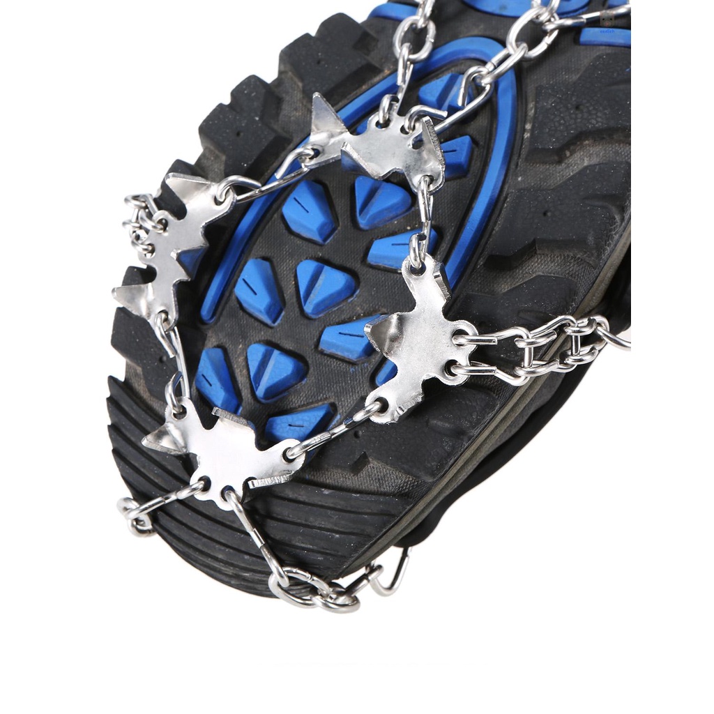 Lixada Dụng Cụ Hỗ Trợ Gậy Đi Trên Tuyết Kèm 19 Đinh Bằng Thép Không Gỉ Chống Trượt