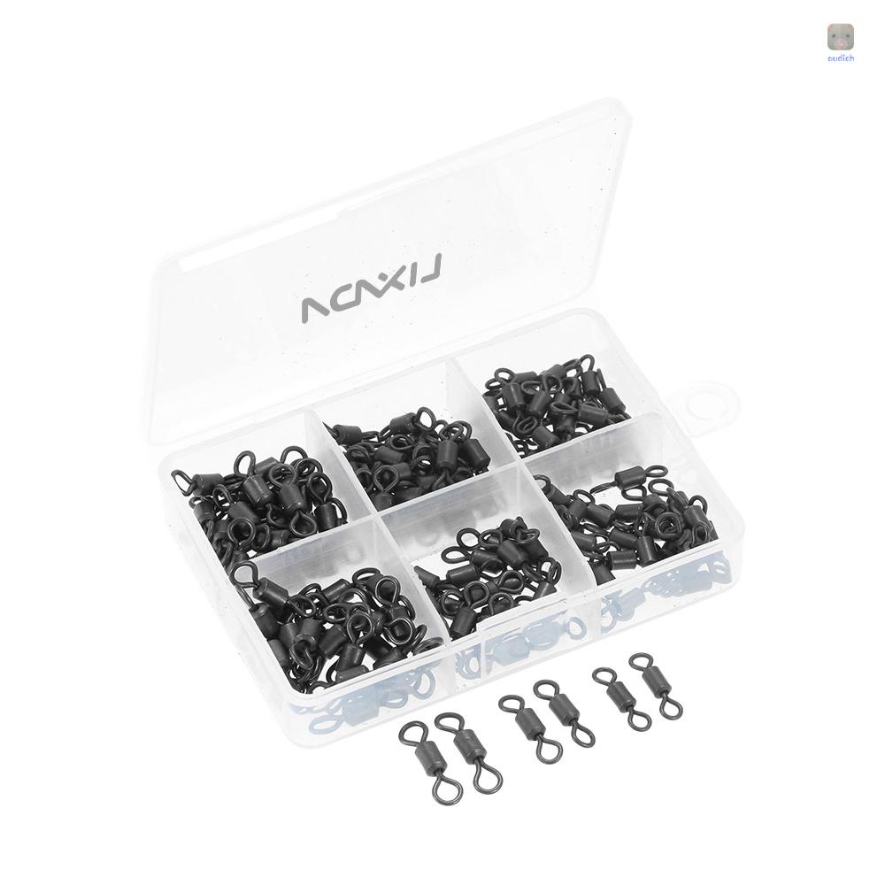 Bộ 150 Phụ Kiện Cho Máy In Lixada 150pc / lot 2# 3# 4# Móc Nối Xoay Câu Cá Chuyên Dụng