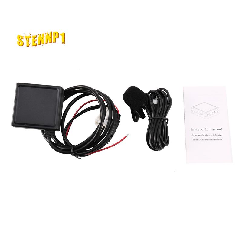 Âm thanh HIFI trên ô tô Mô-đun Bluetooth 5.0 AUX Bộ chuyển đổi cáp micrô Radio Âm thanh nổi cho Citroen C2 Peugeot 307 408 807 1007