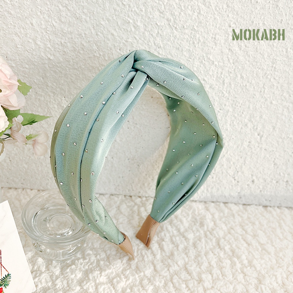Băng Đô Cài Tóc Đính Đá Màu Sắc Thời Trang Dành Cho Nữ