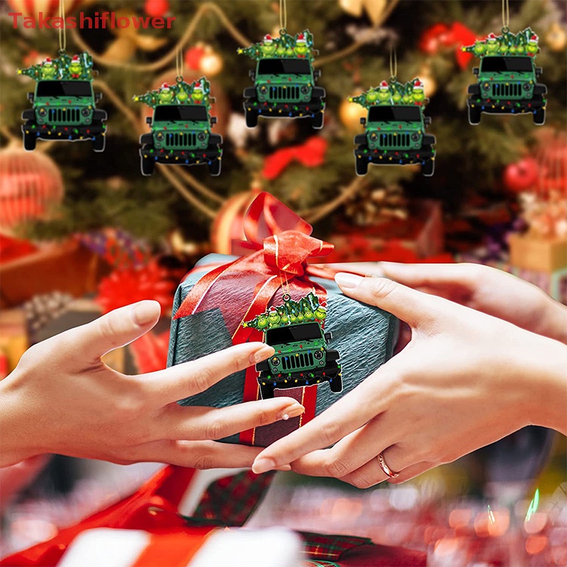 Phụ Kiện Treo Trang Trí Cây Thông Giáng Sinh Năm Mới Bằng Acrylic