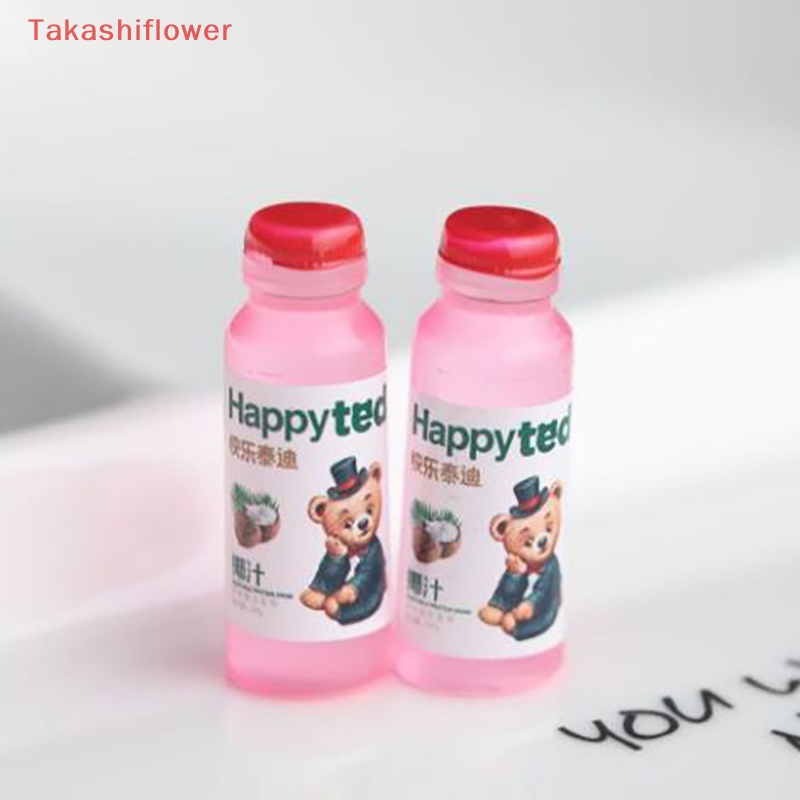 (Takashiflower) 10 Chai Nhựa Mini Dạ Quang Màu Sắc Ngẫu Nhiên