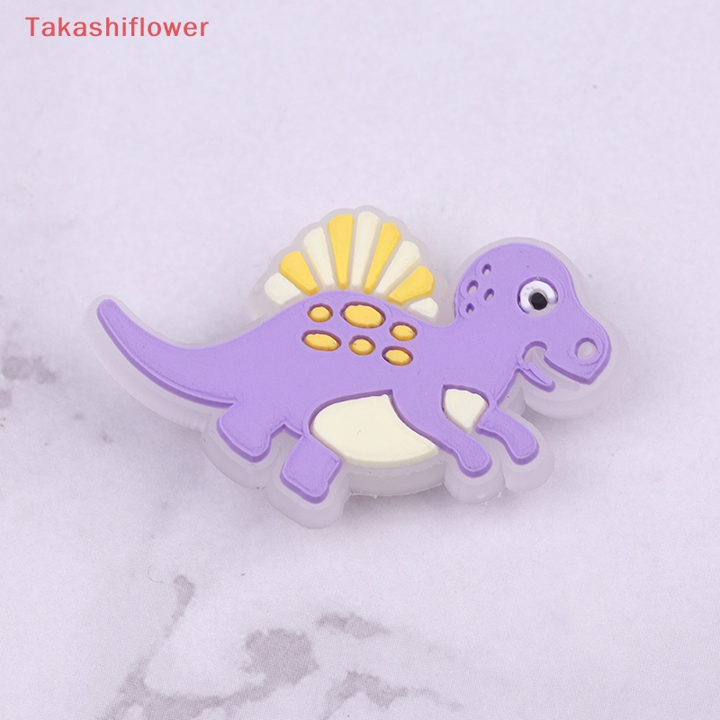 1 Khóa Dây Giày Hình Khủng Long Dạ Quang Dễ Thương