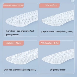 Miếng Silicone Dán Gót Giày 4D Chống Trượt