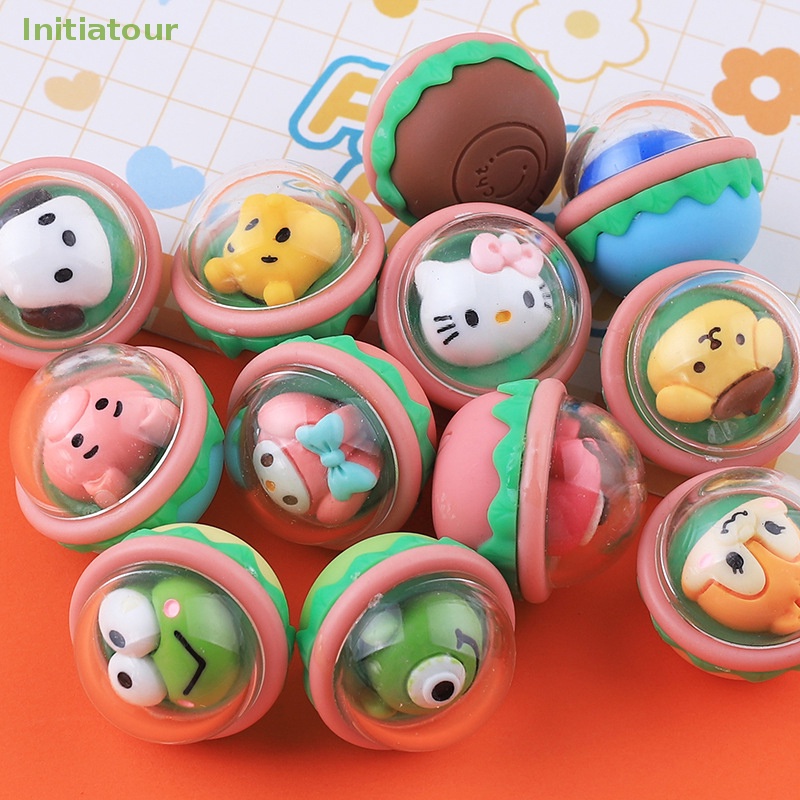 [Initiatour] Kẹp Tóc Resin Hình Hoạt Hình Gashapon Tumbler Tự Làm Thủ Công Trang Sức Điện Thoại