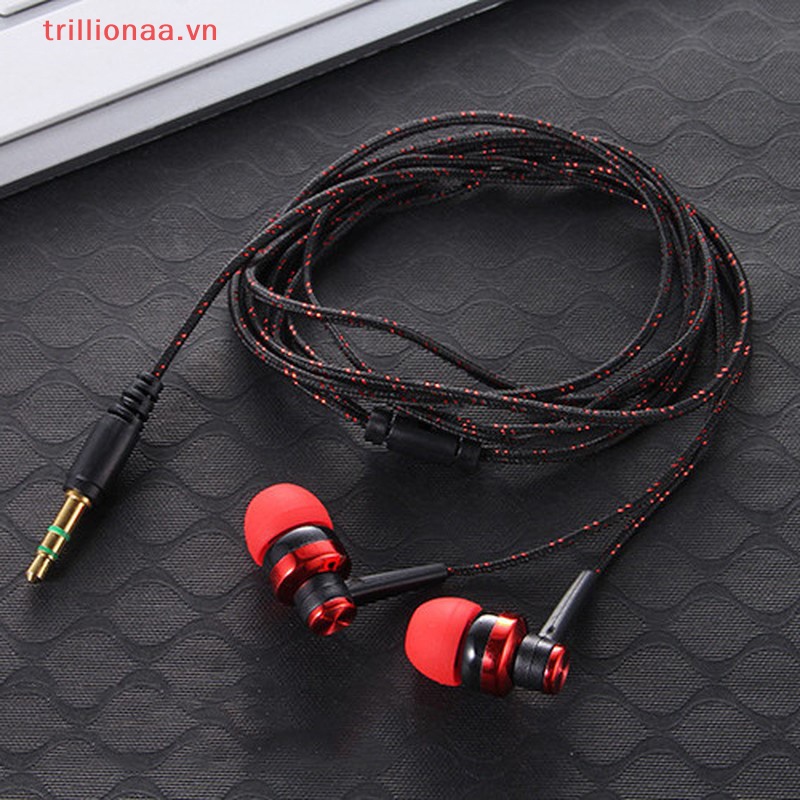 Tai Nghe Nhét Tai Có Dây Giắc 3.5mm Kèm Mic Chất Lượng Cao