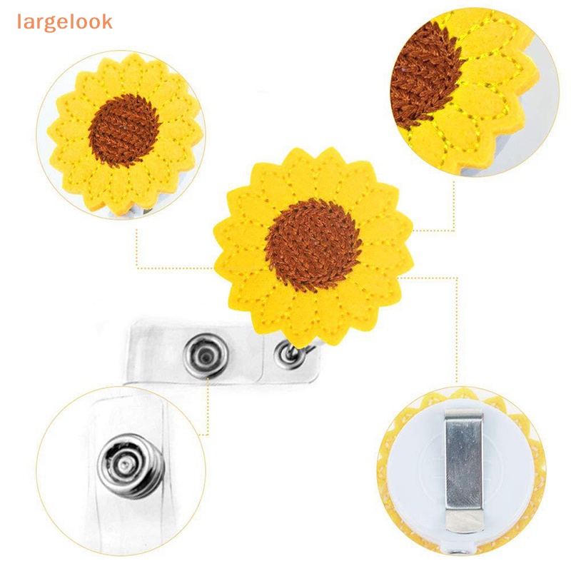 Giá Đỡ Thẻ ID / Tài Liệu Hình Hoa Hướng Dương Dễ Sử Dụng