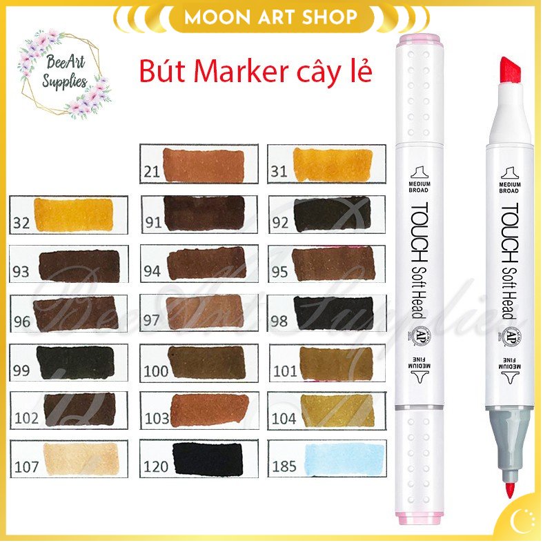 Bút Marker Cây lẻ - Touch Soft - Gam Nâu - Page 7