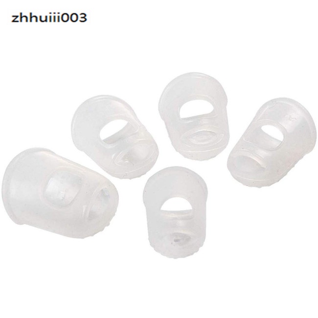 Set 5 Vỏ Bọc Ngón Tay Chống Trượt Giảm Đau Khi Chơi Đàn Ukulele / Điện / Guitar Acoustic