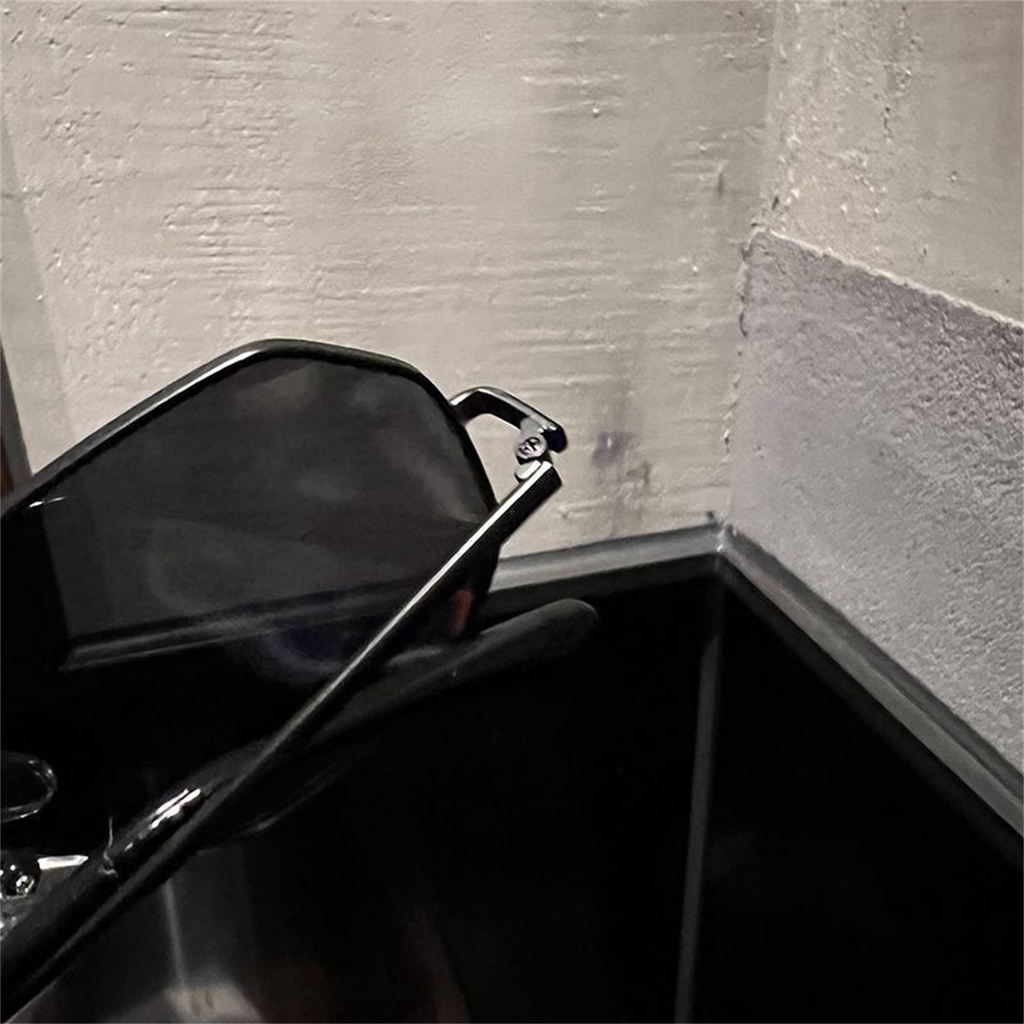 Đa giác kim loại Hàn Quốc kính râm