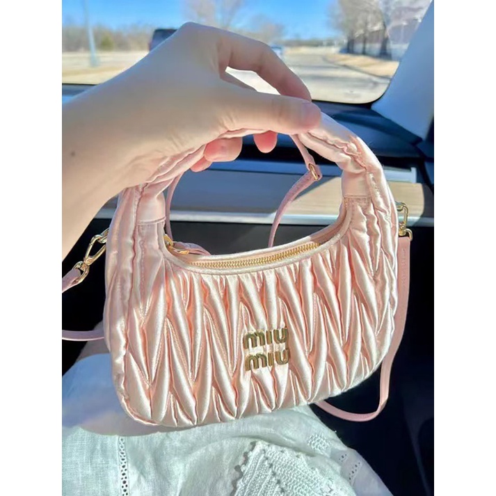 Túi Xách JASMIN NOIR Da PU Xếp Ly Thời Trang Cho Nữ