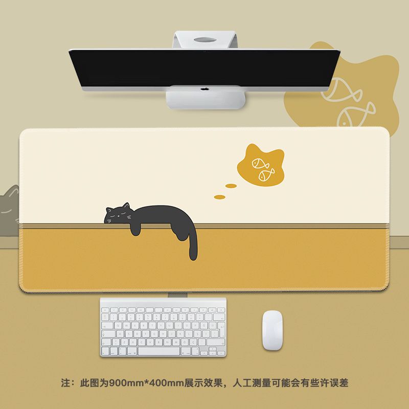 Miếng Lót Chuột Máy Tính Cỡ Lớn In Hình Hoạt Hình Dễ Thương