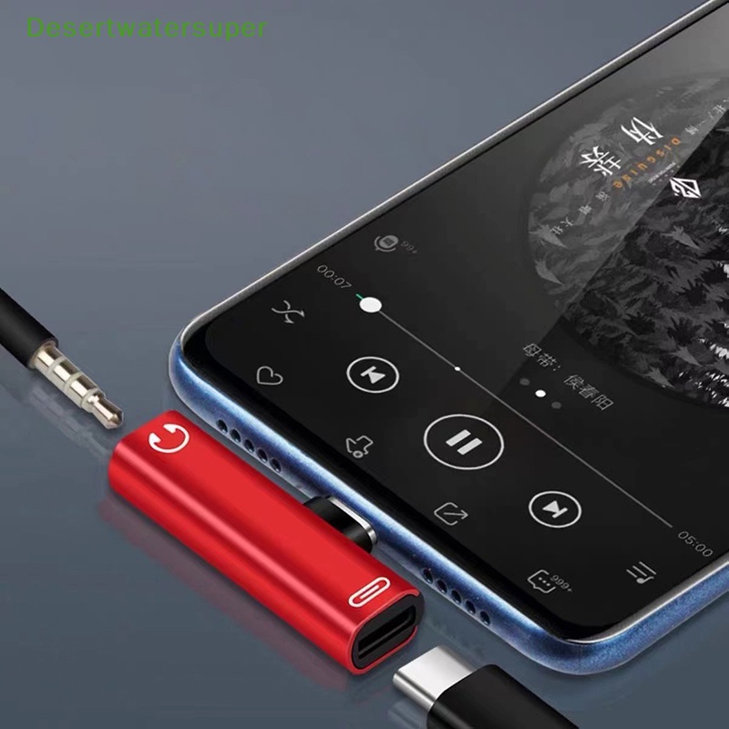 Dây Cáp Âm Thanh Tai Nghe 2 Trong 1 Type C Sang Jack Cắm 3.5mm Cho Samsung Xiaomi Huawei Tablet Type C - 3.5mm OTG