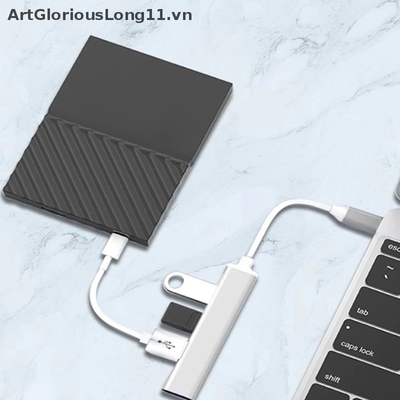 Bộ Chia Nhiều Cổng OTG USB C 3.0 Cho Máy Tính Laptop