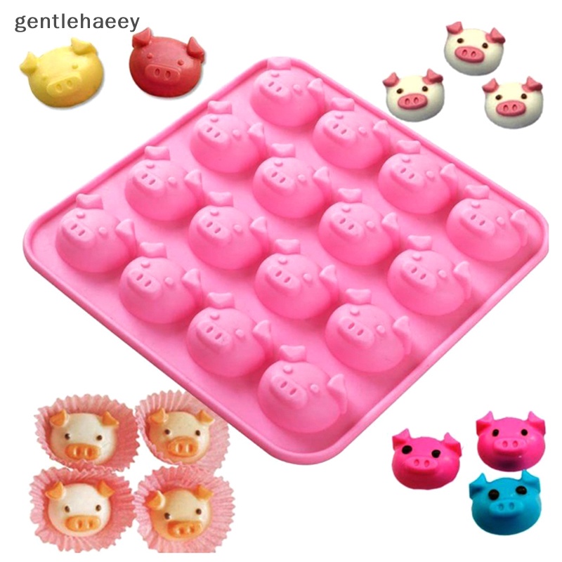 Khuôn Silicone Làm Bánh / Sô Cô La / Kẹo Ngọt Hình Heo Con Xinh Xắn