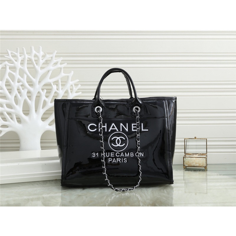 Chan* el_Túi Xách Tote Cỡ Lớn Phong Cách Hàn Quốc Thời Trang Cho Nữ