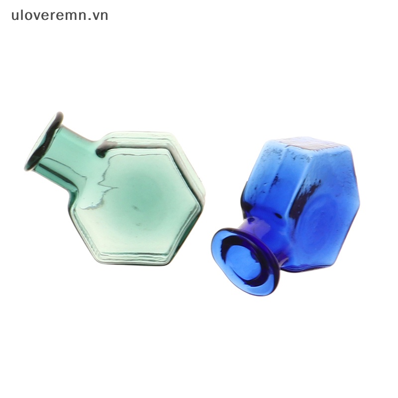 1 Bình Hoa Thủy Tinh Mini Tỉ Lệ 1: 12 Trang Trí Nhà Búp Bê