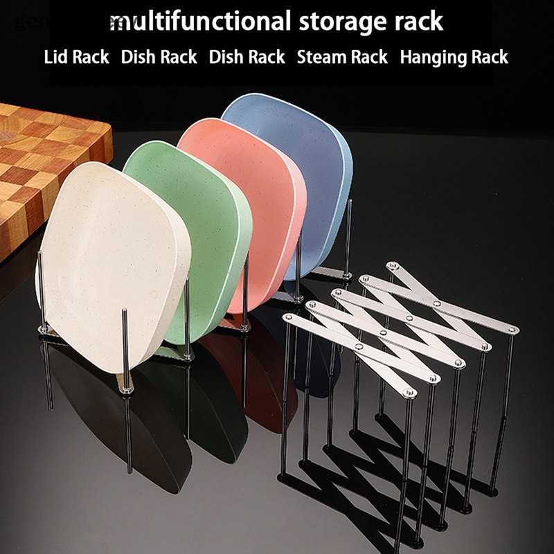 Giá Đỡ Nắp Nồi Bằng Thép Không Gỉ Có Thể Thu Gọn