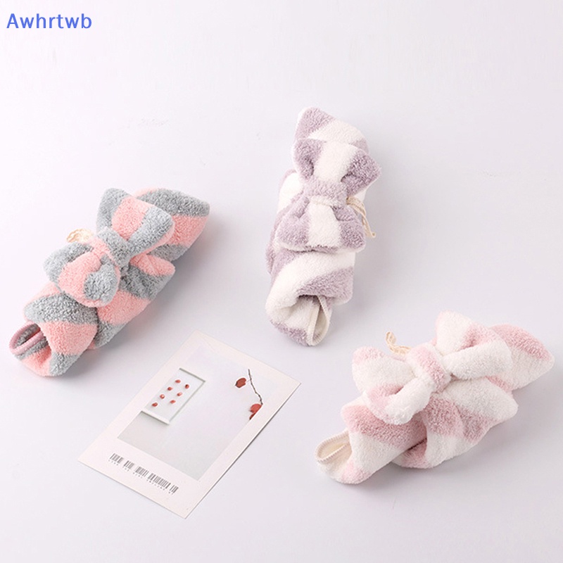 Khăn Lau Tay Vải Nhung San Hô Mềm Mại Thấm Hút Nước Nhanh Khô Tiện Dụng Cho Nhà Bếp / Phòng Tắm